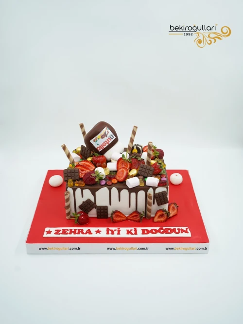 Nutella Konsept Kare Kedi