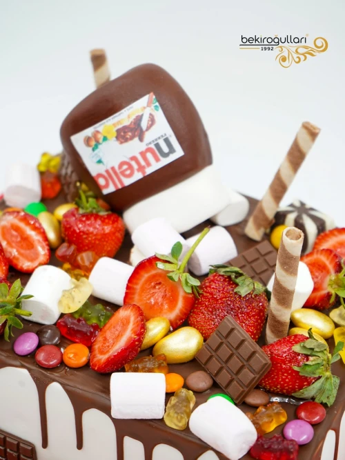 Nutella Konsept Kare Kedi