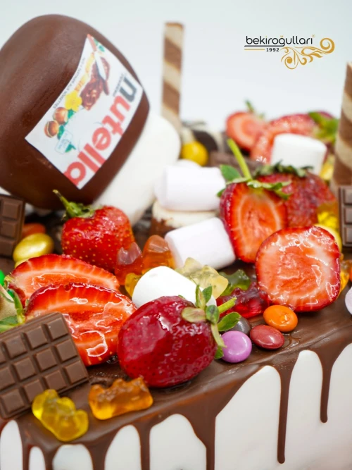 Nutella Konsept Kare Kedi