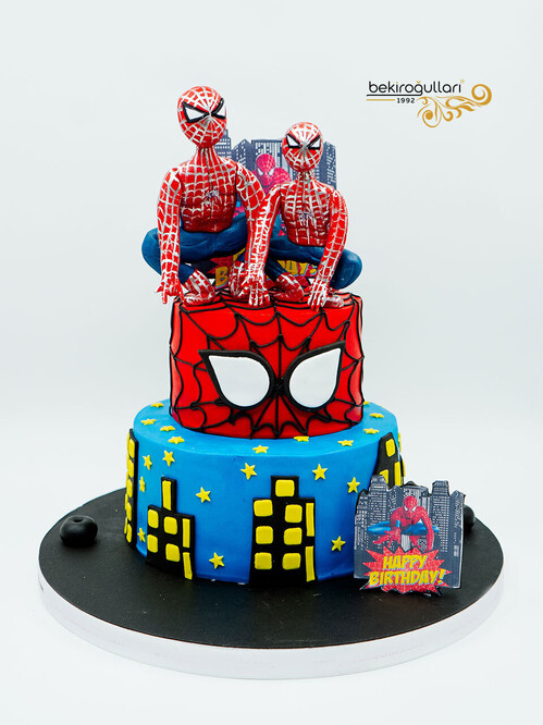 Örümcek Adam Konsept Pasta