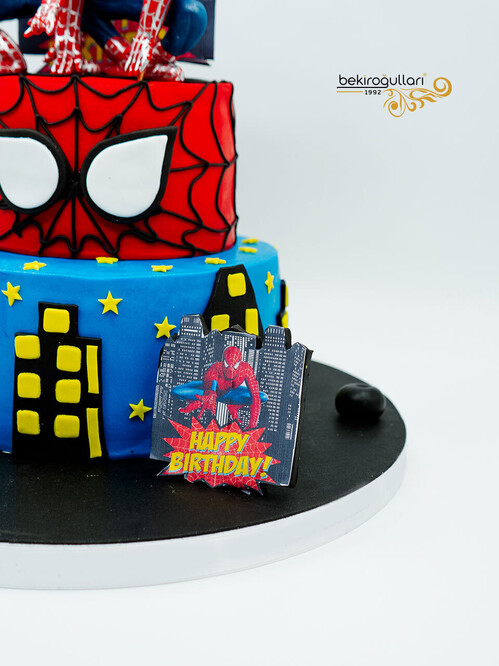 Örümcek Adam Konsept Pasta