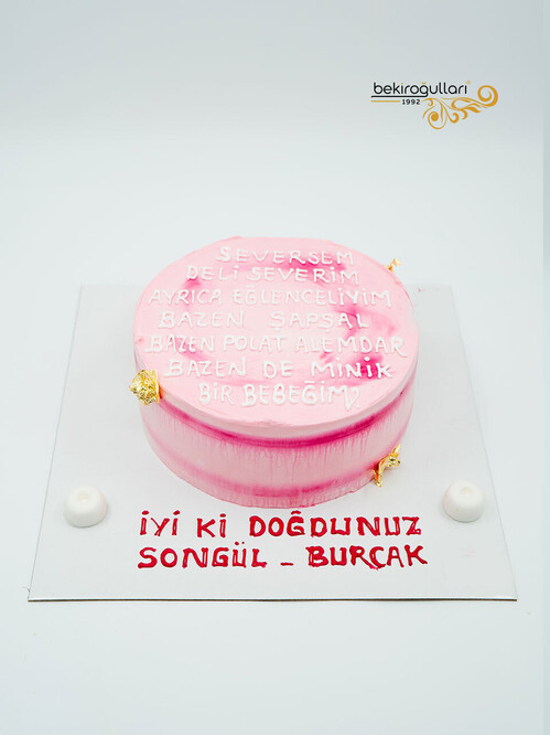 Pembe Naked Sıvama Pasta