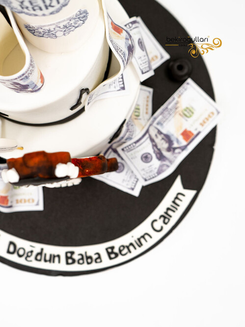 Rakı Temalı Tasarım Pasta