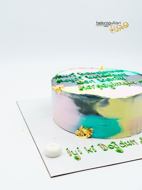 Renkli Naked Sıvama Pasta