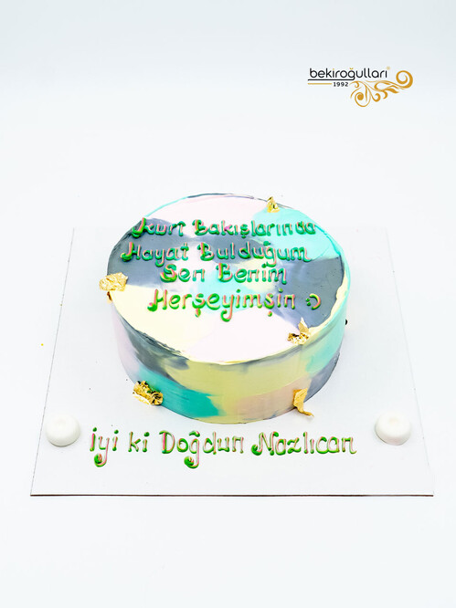 Renkli Naked Sıvama Pasta