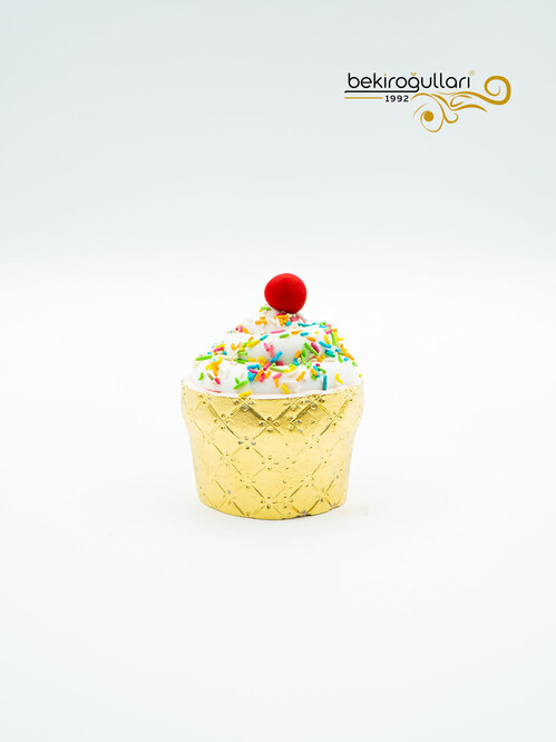 Renkli Şekerli Cupcake