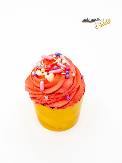 Şeker Süslemeli Cupcake