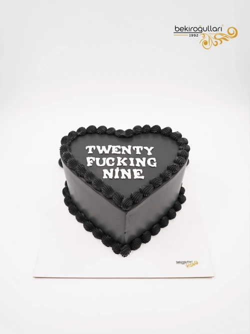 Siyah Kalp Naked Pasta