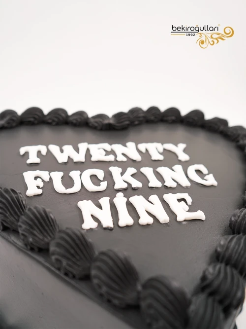 Siyah Kalp Naked Pasta