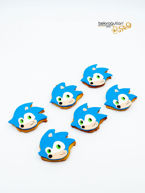 Sonic Temalı Kurabiye