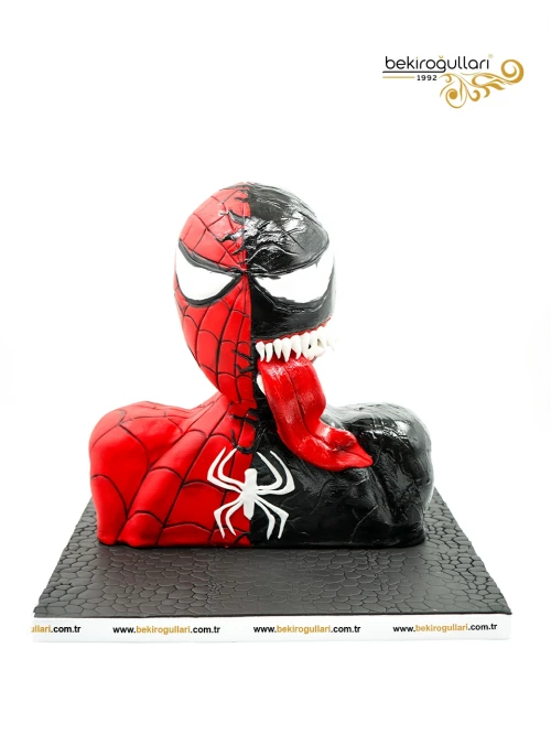 Spiderman Ve Venom Büst Pasta