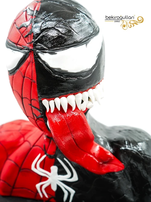 Spiderman Ve Venom Büst Pasta