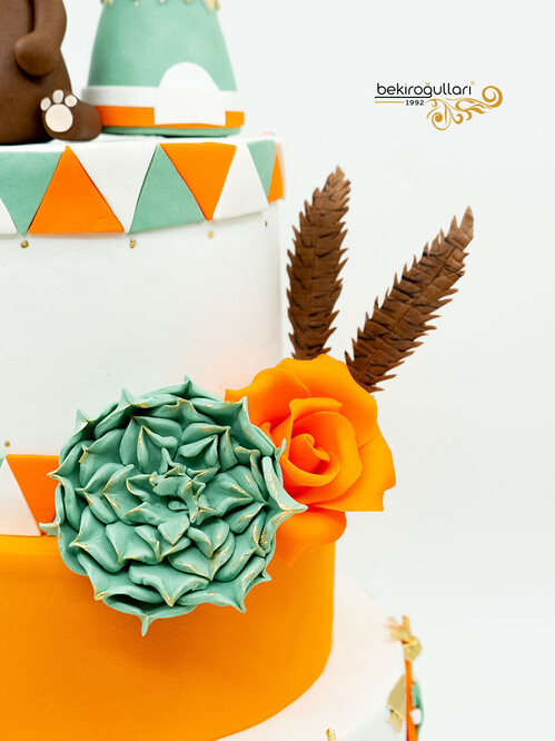 Sukulent Detaylı Butik Pasta