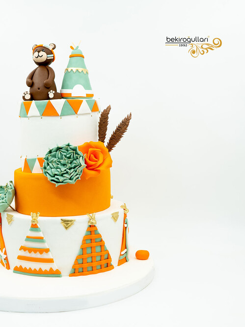 Sukulent Detaylı Butik Pasta