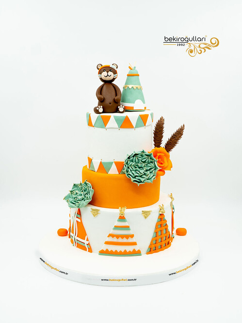 Sukulent Detaylı Butik Pasta