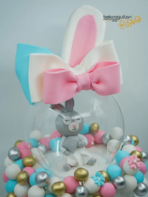 Tavşan Detay Cinsiyet Partisi Pastası