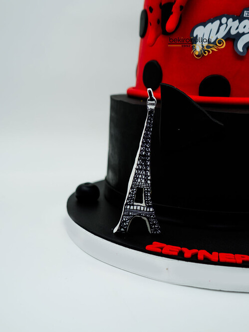 Uğur Böceği ve Kara Kediler Pasta