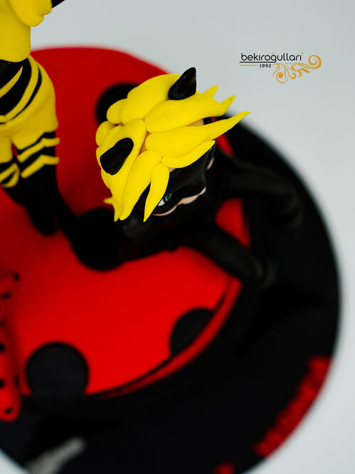 Uğur Böceği ve Kara Kediler Pasta