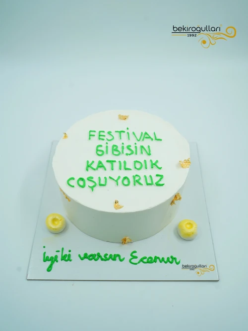 Yeşil Yazısı Beyaz Naked Pasta