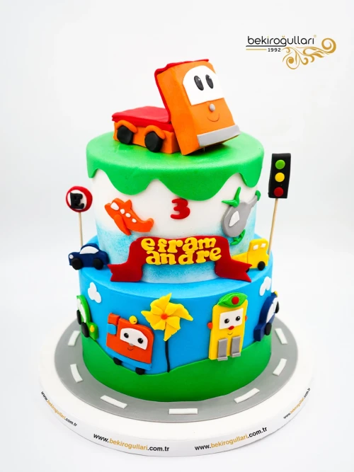 Araba Detay Tasarım Pasta