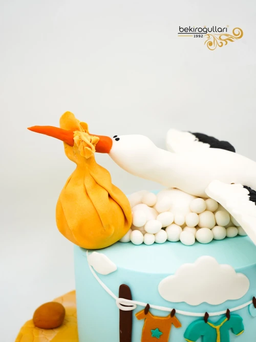 Baby Shower Tasarım Pasta