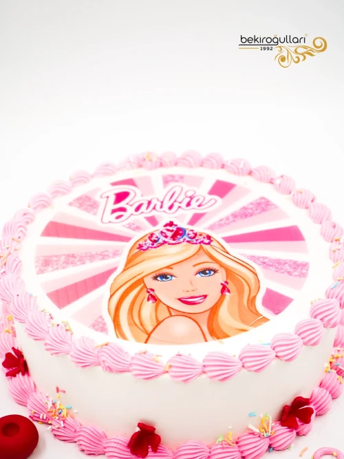 Barbie Resimli Pasta