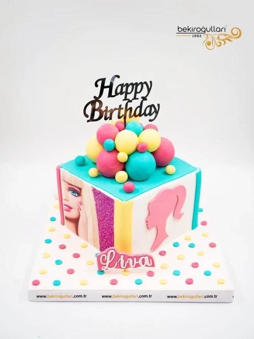 Barbie Tasarım Pasta
