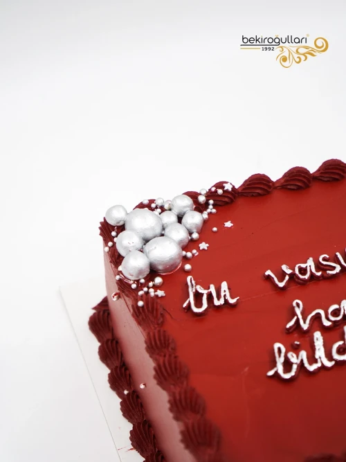 Bordo Renk Kare Naked Pasta