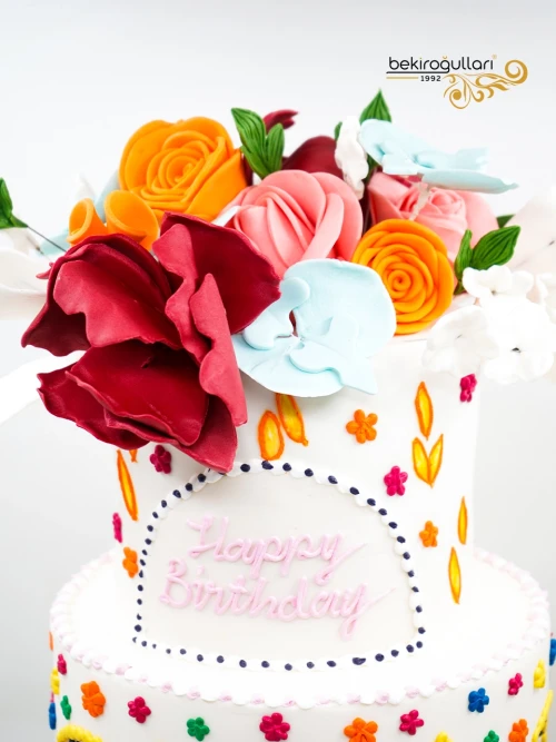 Çiçek Detay Tasarım Konsept Pasta