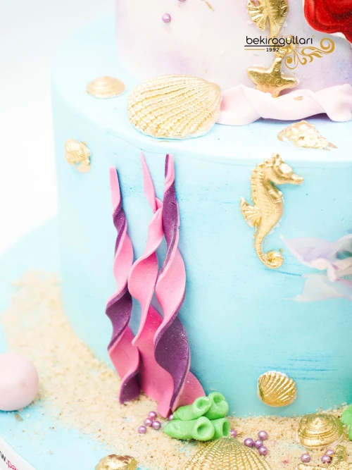 Deniz Kızı Ariel Butik Pasta