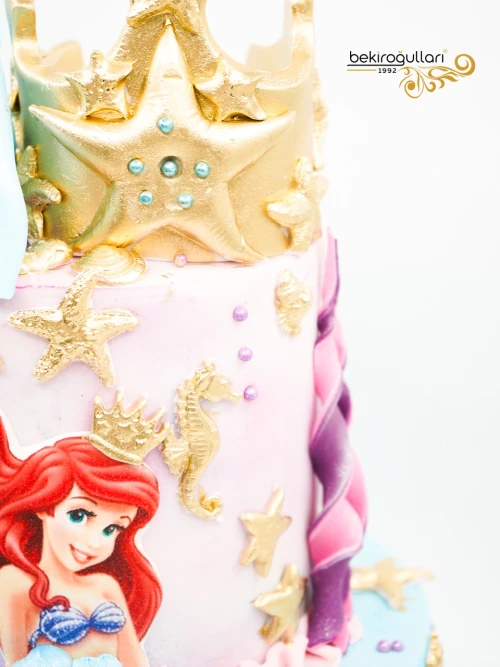 Deniz Kızı Ariel Butik Pasta