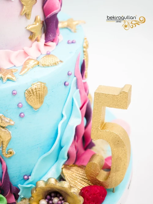 Deniz Kızı Ariel Butik Pasta