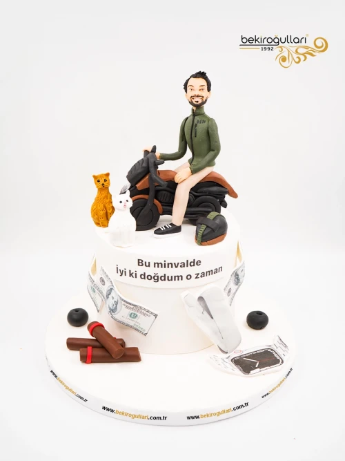 Erkek Figür Tasarım Butik Pasta