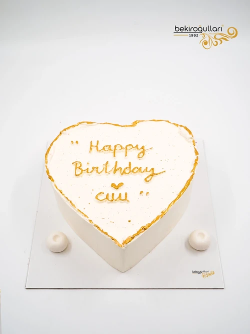 Gold Detay Kalp Naked Pasta