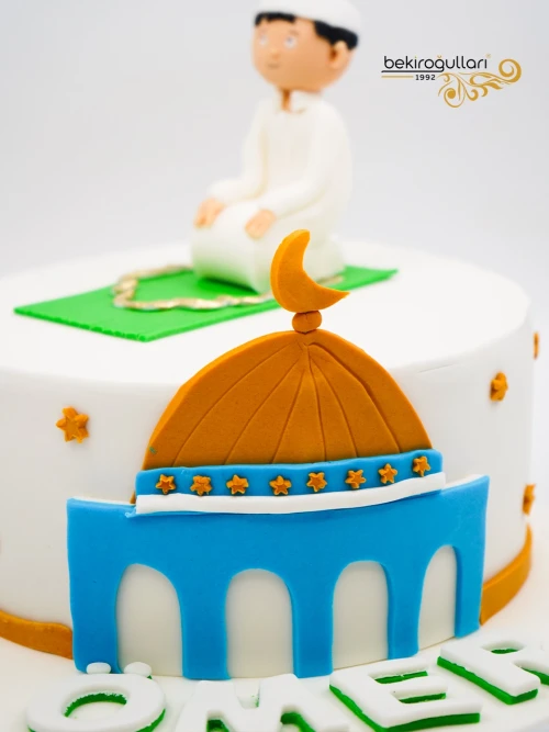 İslami Erkek Çocuk Tasarım Pasta