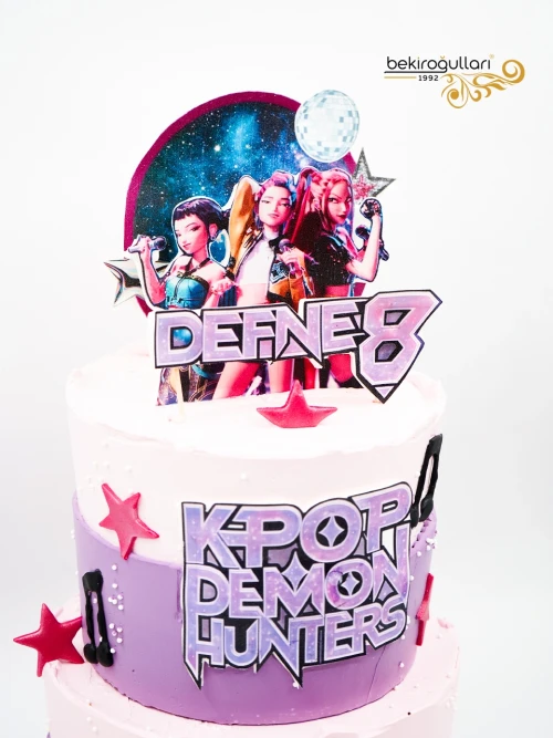 K-Pop Detay Tasarım Pasta