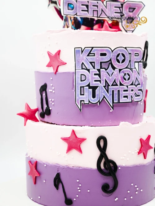 K-Pop Detay Tasarım Pasta