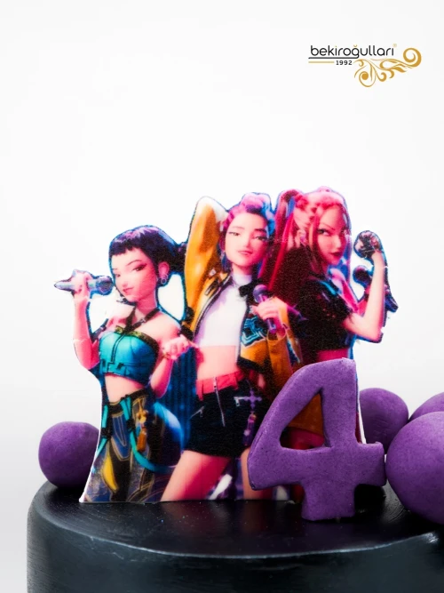 K-Pop Konsept Tasarım Pasta