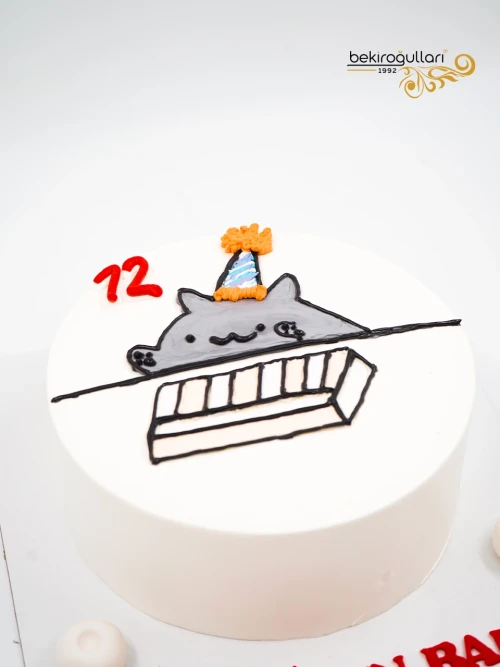 Kedi Çizim Naked Mehmet