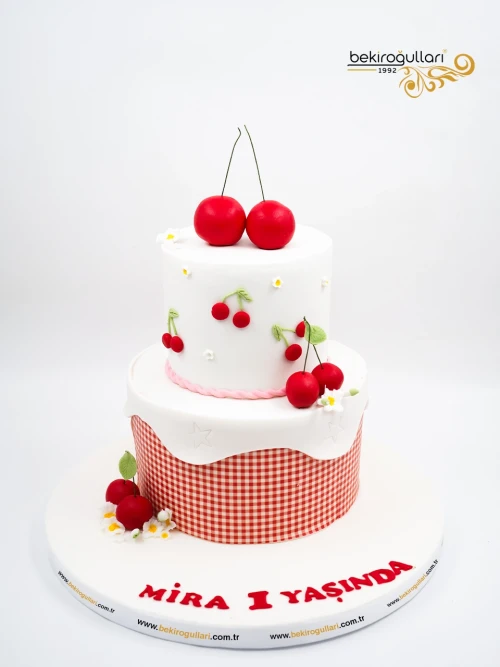 Kiraz Detay Tasarım Pasta