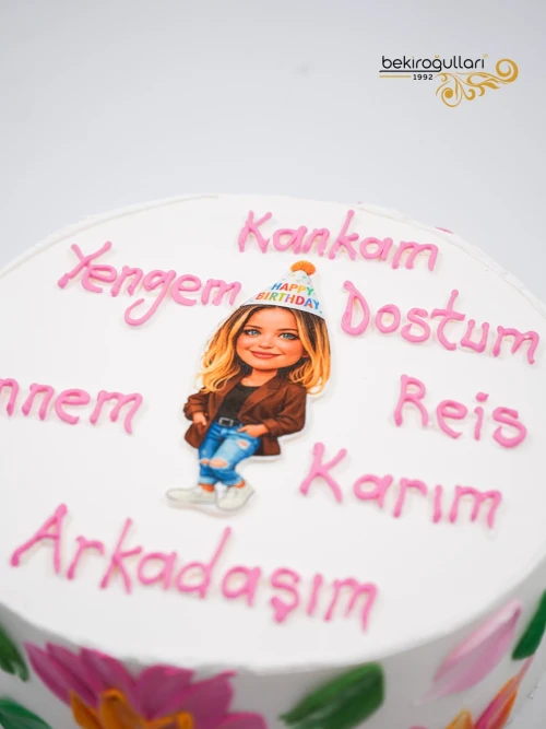 Kişisel Fotoğraf Detay Sıvama Pasta