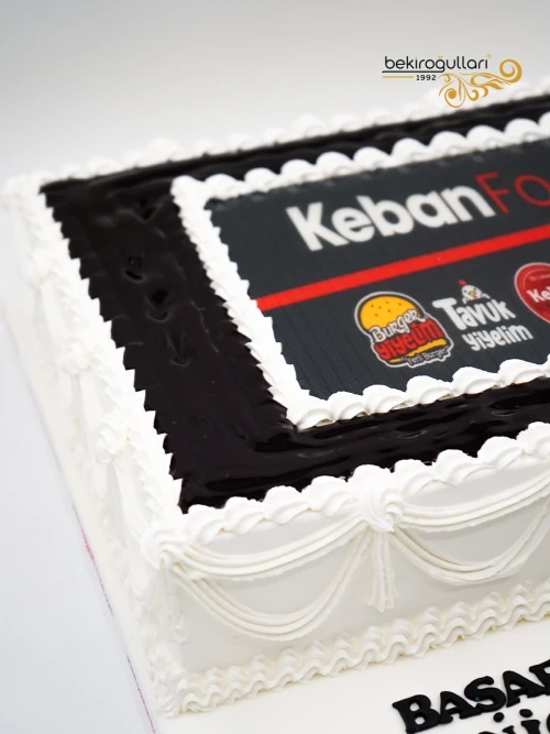 Marka Özel Resimli Kare Pasta