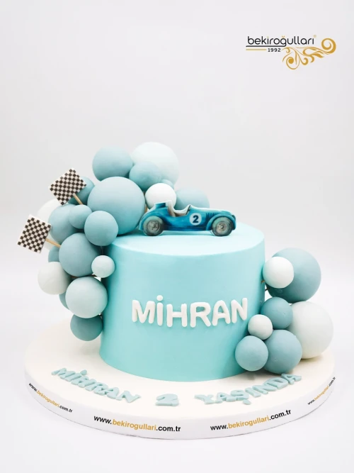 Mavi Araba Detay Konsept Pasta