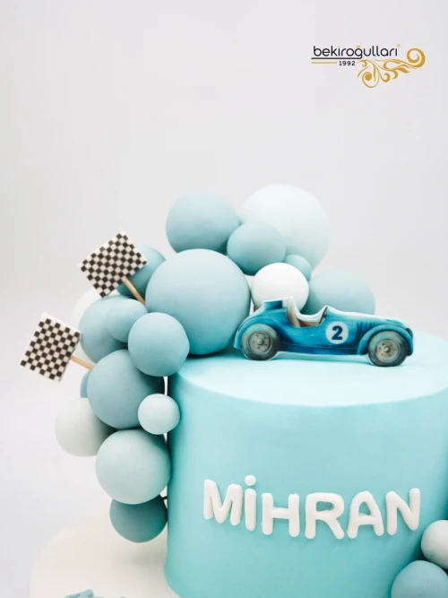 Mavi Araba Detay Konsept Pasta