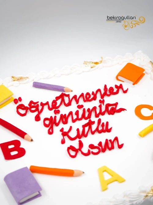 Öğretmenler Günü Konsept Pasta