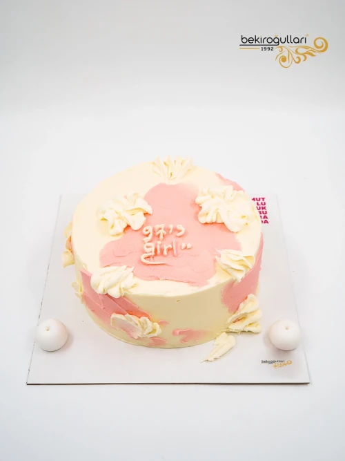 Pembe Detay Naked Cake