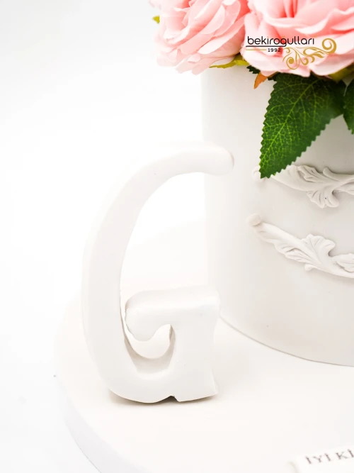 Pembe Gül Detay Butik Pasta