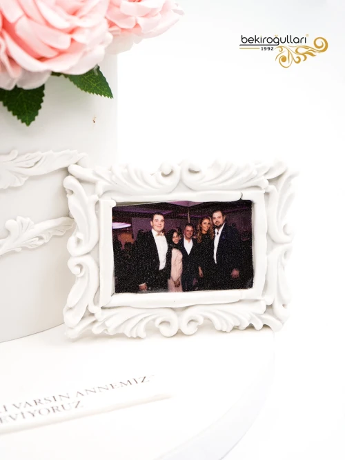 Pembe Gül Detay Butik Pasta