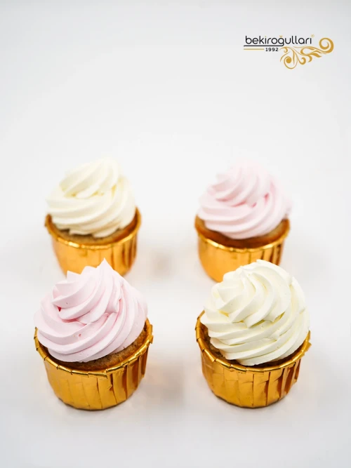 Pembe Kremalı Cupcake