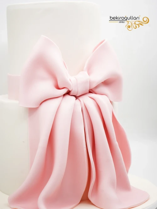 Pembe Kurdele Detay Konsept Pasta